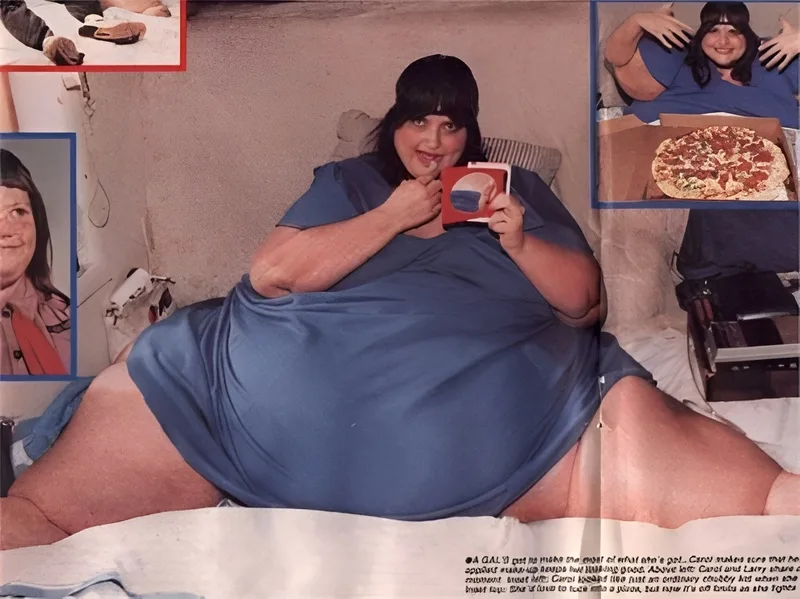 Carol Yager được báo cáo từng đạt cân nặng khoảng 544 kg.
