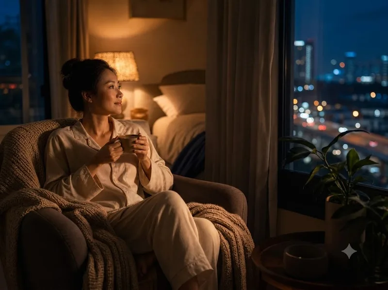 Thở chậm và thư giãn cơ thể là những cách giúp bạn dễ đi vào giấc ngủ.