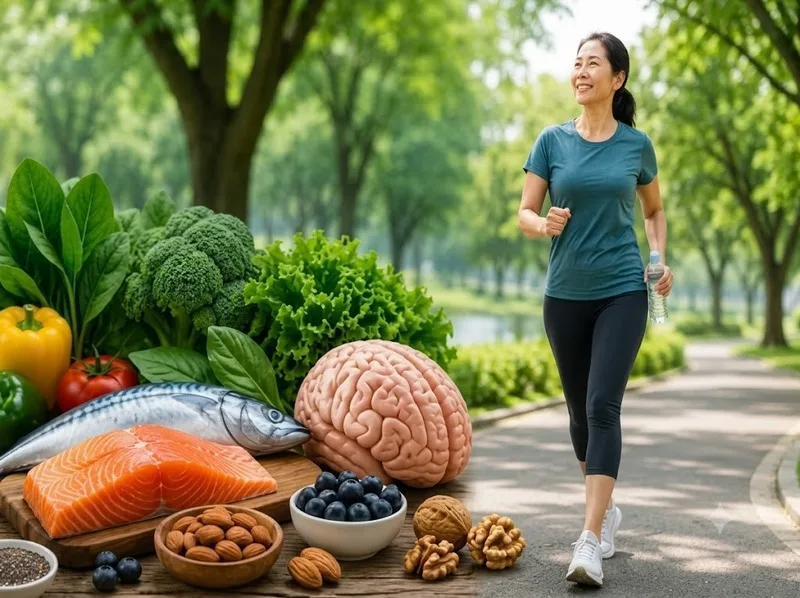 Ăn uống hợp lý và vận động đều đặn góp phần cải thiện chất lượng giấc ngủ.