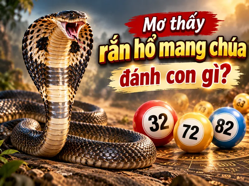 Mơ thấy rắn hổ mang chúa và quan niệm dân gian về con số