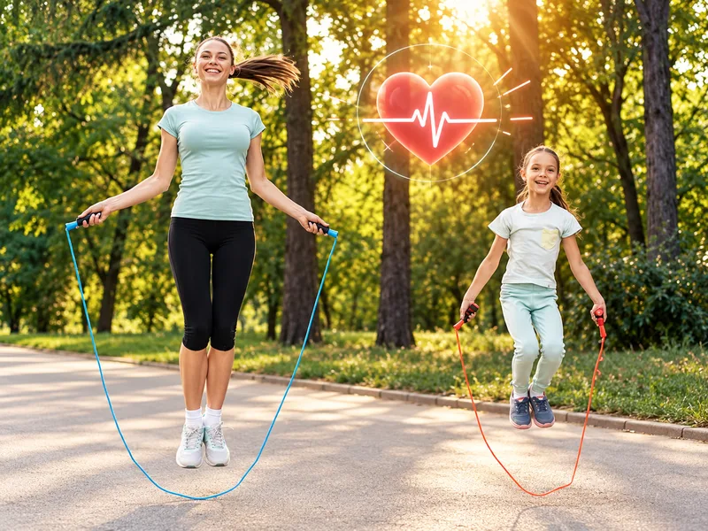 Nhảy dây đều đặn có thể hỗ trợ cải thiện sức khỏe tim mạch